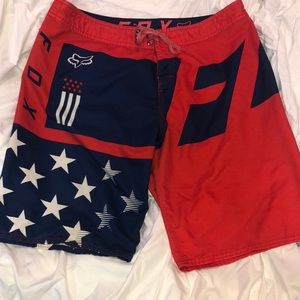 Men’s Fox Swim Trunks